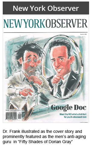 New York Observer Magazine illustrated Dr. Paul Jarrod Frank as the cover story New York Observer Magazine illustrated Dr. Paul Jarrod Frank as the cover story