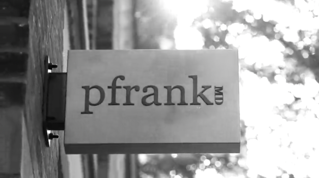 pfrank MD outdoor sign pfrank MD outdoor sign