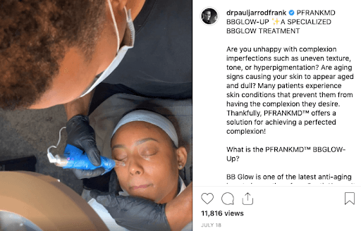 BB Glow Up in progress video by Dr. Paul Jarrod Frank of PFRANKMD in New York City, NY BB Glow Up in progress video by Dr. Paul Jarrod Frank of PFRANKMD in New York City, NY